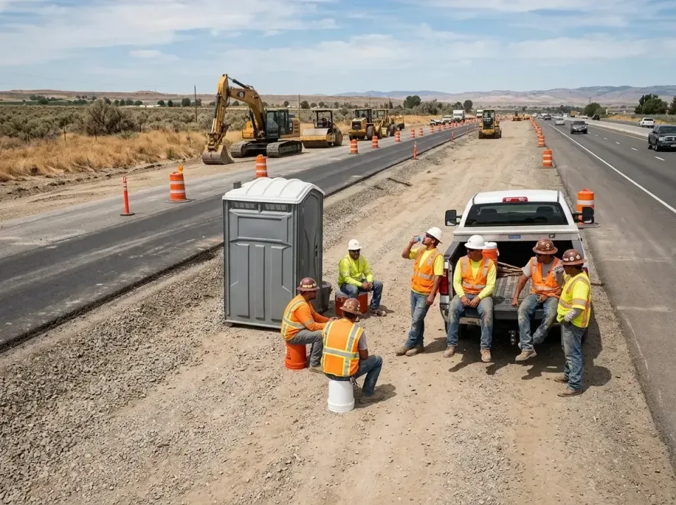 highway-road-construction-crew-007 — frequently asked questions, Porta Potty and Restroom Rentals in Winamac, IN
